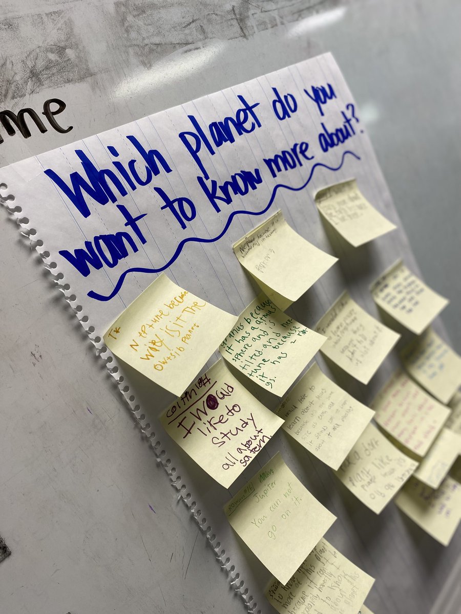Want to learn the difference between the inner 🪐 and the outer 🪐? Then ask our 3rd graders! During reading, our 🐱 are exploring texts about the Solar System to compare and contrast! #wildcarsroar