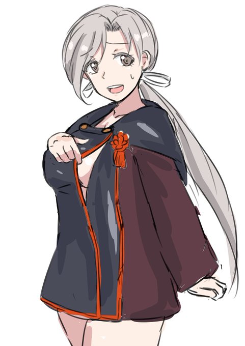 千歳の外套の構造についての、、、、

初描きがこんなんでスマンナ、千歳 