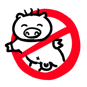 (ブタといえどもちんこあるアイコンは)まずいですよ!とアドバイスをいただきましたので、先ほどまでアイコンにしていたとてもタイムリーなブタをここに供養いたすマンです(;^ω^)チンコを描いたばっかりに 