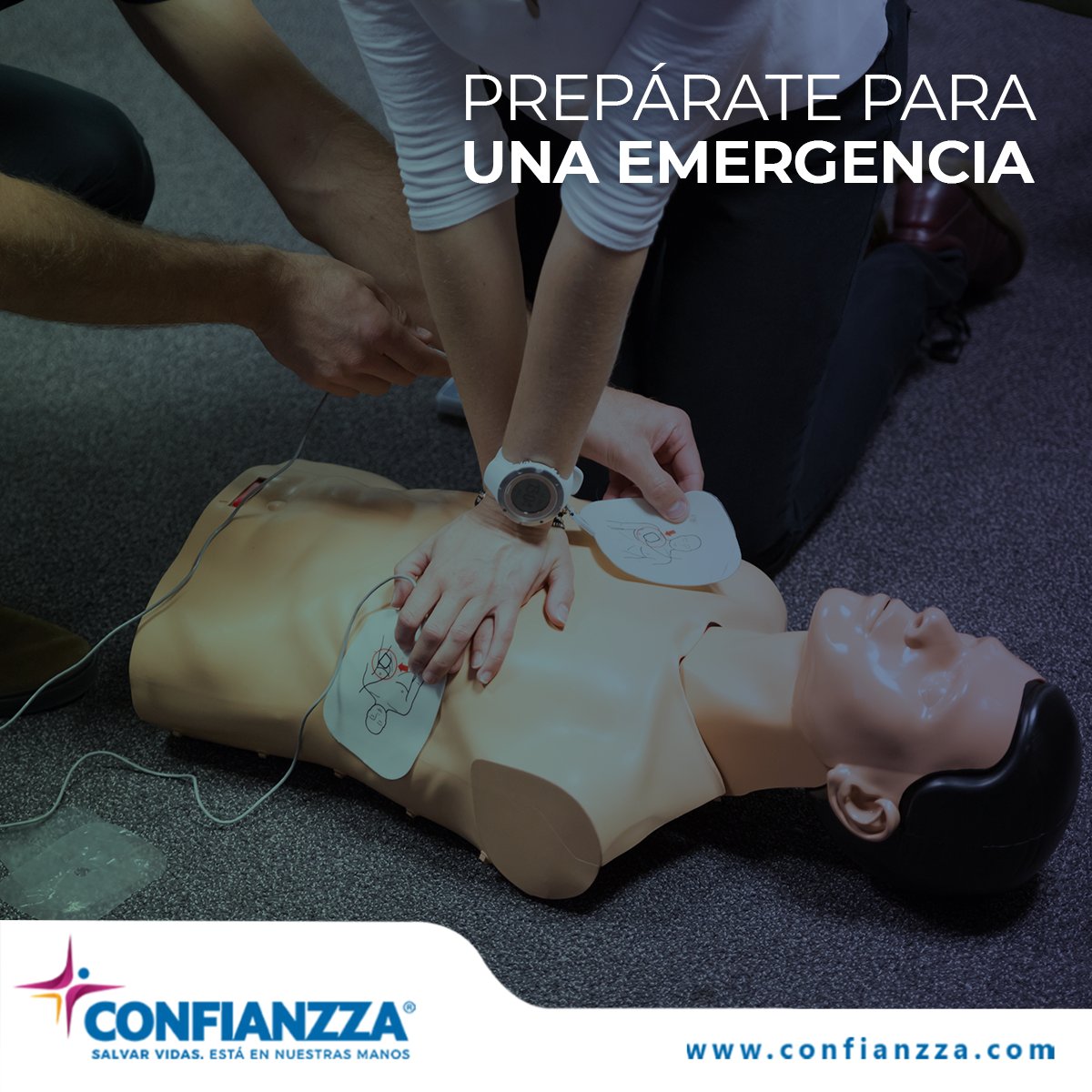 ConfianzzaMx's tweet photo. Uno de los desafíos más importantes en la cardiología moderna es el de la muerte súbita, ésta ocurre de manera repentina en el momento menos esperado. 
En Confianzza, ofrecemos la capacitación específica para la utilización del DEA en caso de emergencia médica. https://t.co/Dujl1byOQi