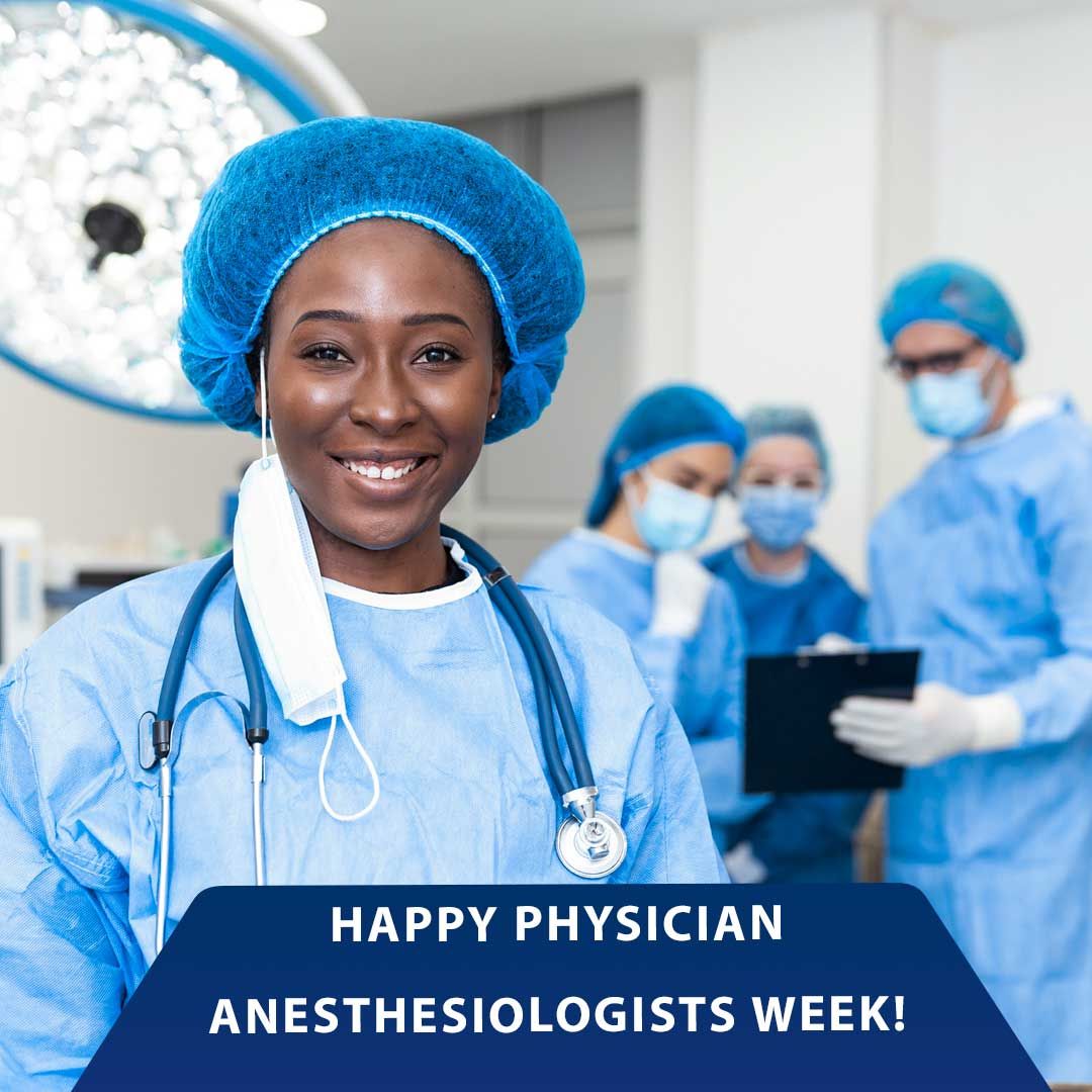 Happy National Anesthesiology Week 2022 from Merritt Hawkins! Our team extends our sincerest thanks to all of our nation's Anesthesiologists who dedicate their lives to helping patients in need! #PhysAnesWk22