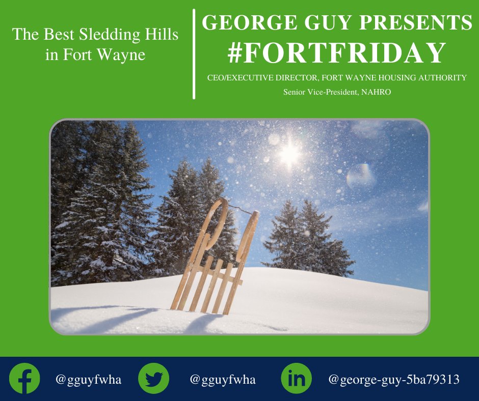 gguyfwha's tweet photo. #FortFactFriday: We’ve officially seen our first snow of the season, and there is nothing better than sledding in the winter. @VisitFortWayne has you covered with the best sledding hills in the area: https://t.co/71Be4BeDi6
#WinterFun #Sledding #Community #FortWayne https://t.co/03Bz28hLCV