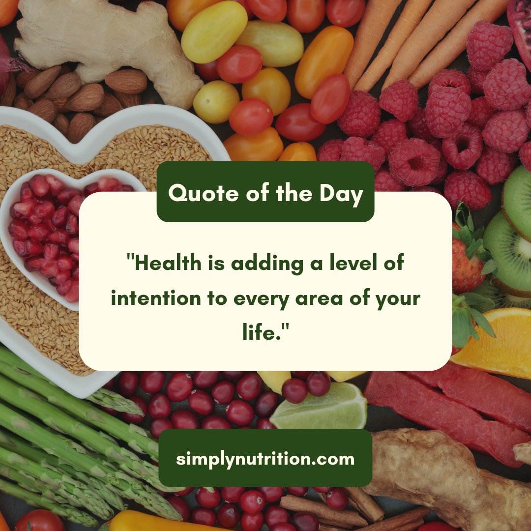simply_nutri's tweet photo. How are you adding intention to your life? 🥗

#bewell #intention #selfcare #healthiswealth https://t.co/M8nRNJaBMv
