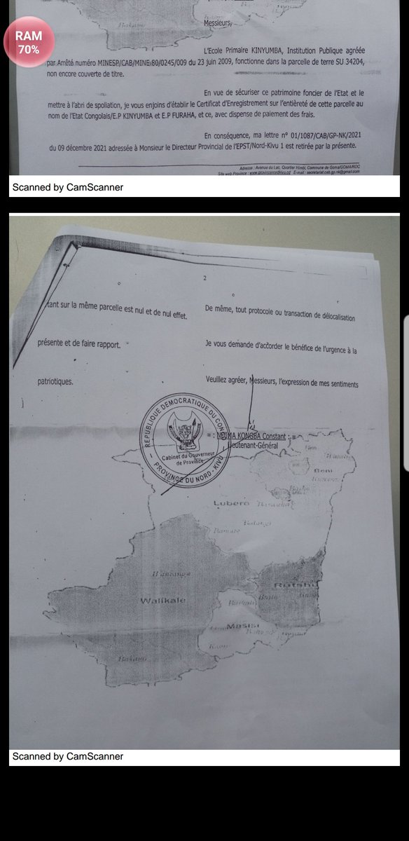 Merci monsieur le gouverneur militaire pour votre soucis de récupérer les biens de l Etat .Bravo et bon vent