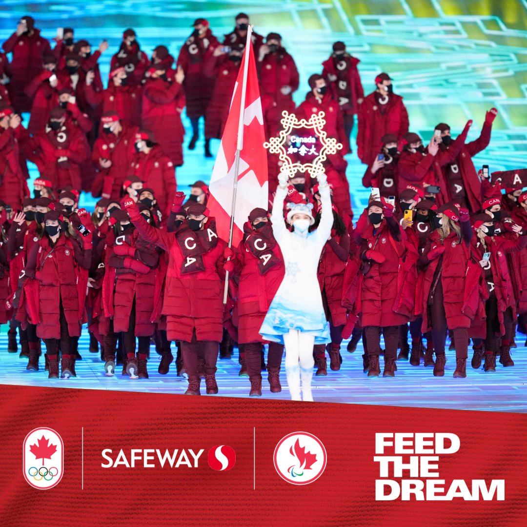 It all starts now! Good luck to all our Canadian Olympians as they embark on their Olympic journeys at #Beijing2022. Let’s show our support and #FeedTheDream. 📷: Andrew Lahodynskyj/COC