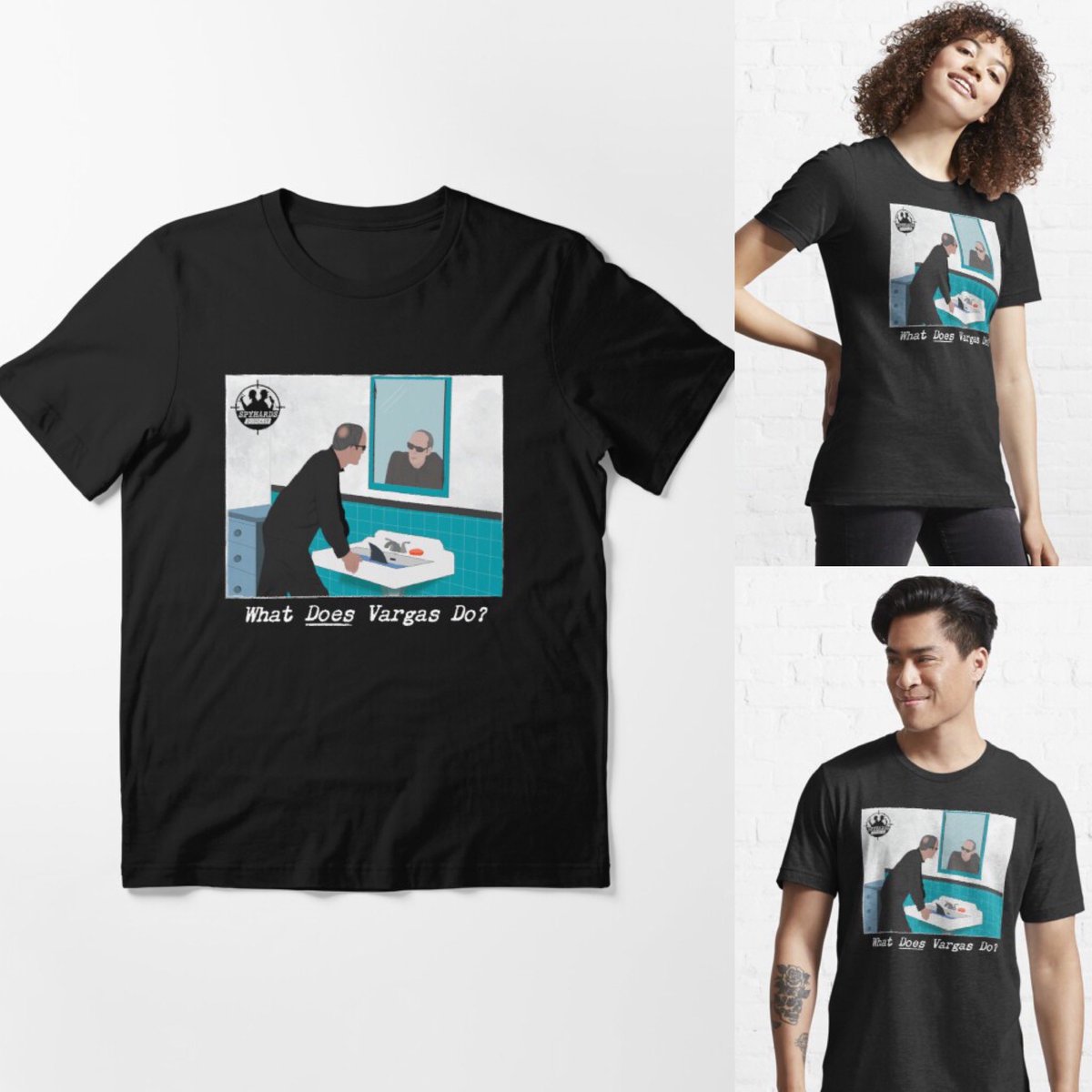 SpyHards's tweet photo. What does Vargas actually do?
Ponder the existential question that keeps #JamesBond fans up at night and grab a #WDVD shirt! Designed by the fantastic @shaylayy ๐ธ
GET 15% off today only with the code BIGONEFIVE
Support the show and grab one now:
https://t.co/QPfhevfSV8 https://t.co/rwqcPxowR0