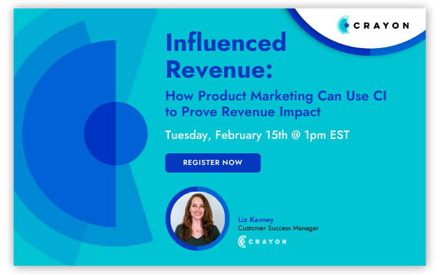 ARE YOU USING CI TO PROVE #REVENUE IMPACT?

If not, we'll teach you how in our #webinar! We'll cover:

🔐 Tactics to unlock CI value
💡 Rules for managing your CI program to improve workflows
⏰ Tips to manage your CI time/effort effectively 

and more!👇 
bit.ly/3AW9hAa