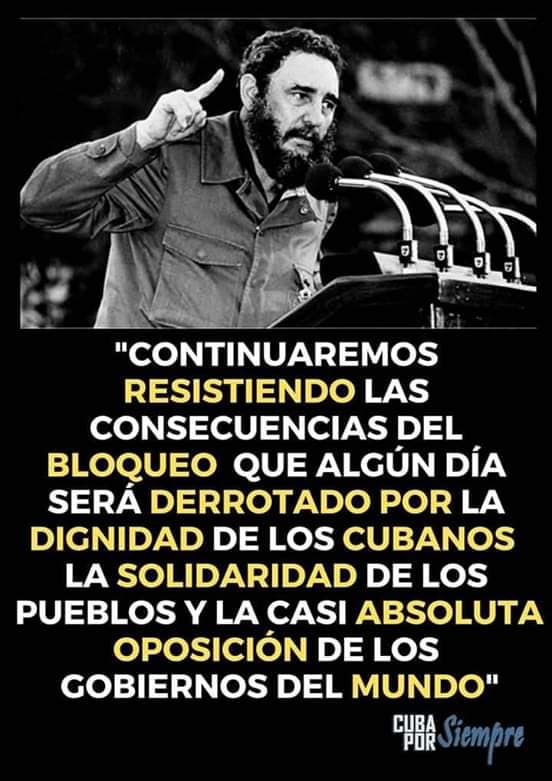 #CubaVsBloqueo 🇨🇺 60 años del bloqueo a Cuba.
✔️El acto de guerra económica más complejo, prolongado e inhumano.
✔️Una de las causas fundamentales de los problemas que afectan a nuestro país.
@chamberohoy @ElenaMayelin @CancioDiaz_Y @Cante071260 @JosCarl06173264