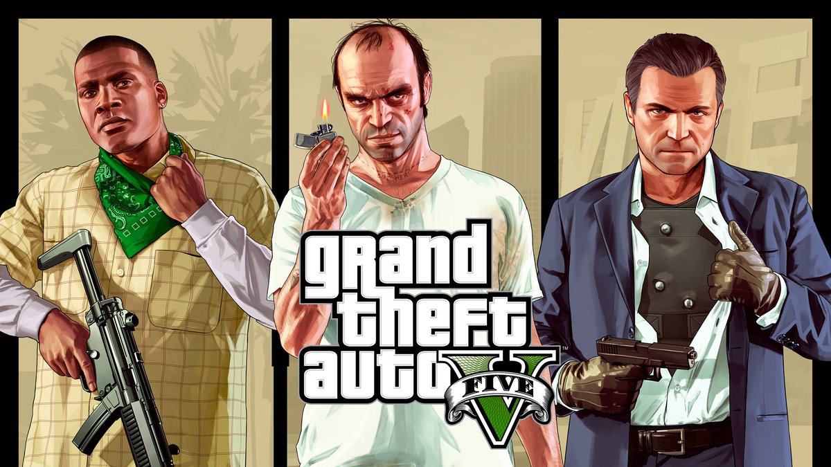 PlayStation's tweet photo. Grand Theft Auto V and GTA Online are coming to PS5 on March 15, 2022. 

Get GTA Online for free exclusively on PS5 for the first 3 months from the game’s launch (PlayStation Plus required to play). https://t.co/6cSaTxhZ1l