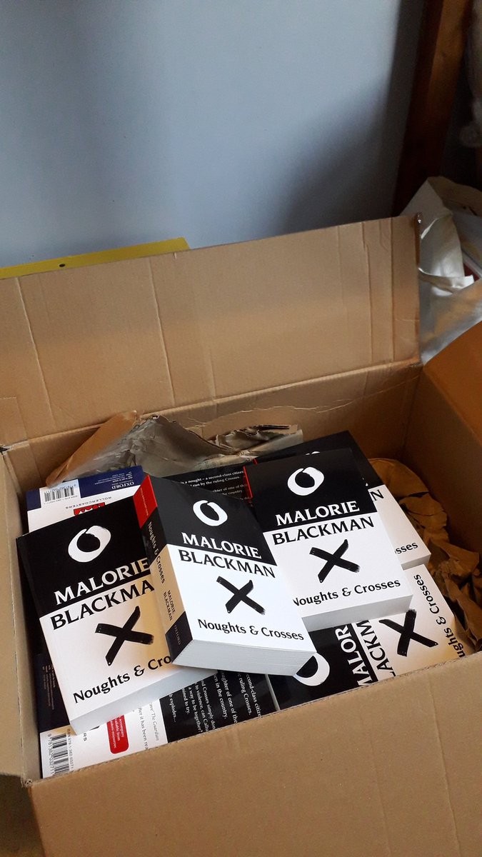 Friday delivery! Can't wait to start this with my S4 class, a text full of such rich attainment AND social justice focused opportunities <a href="/malorieblackman/">Malorie Blackman</a>