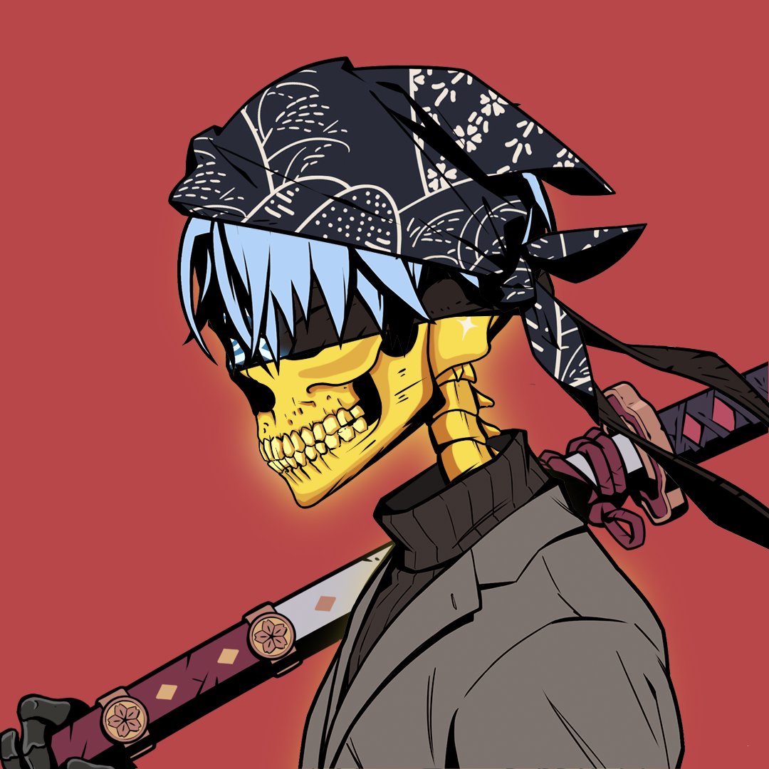 minted 3 from the <a href="/Skullzukinft/">Skull Zuki NFT</a> stealth launch and picked up this bad boy after👀

art looks insane and Azuki's at an 11 ETH floor rn, so who knows?