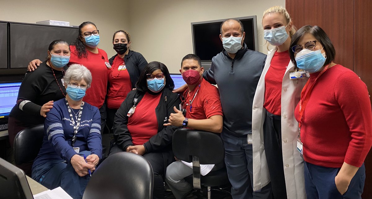 MCE5 crew rockin’ red for #GoRedforWomen @VUMC_heart #vumcgored