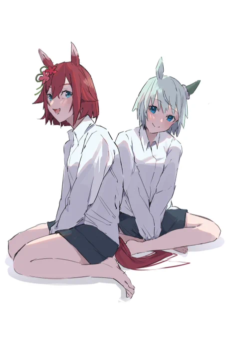 rkgk サクラチヨノオー&amp;セイウンスカイ  #ウマ娘 
