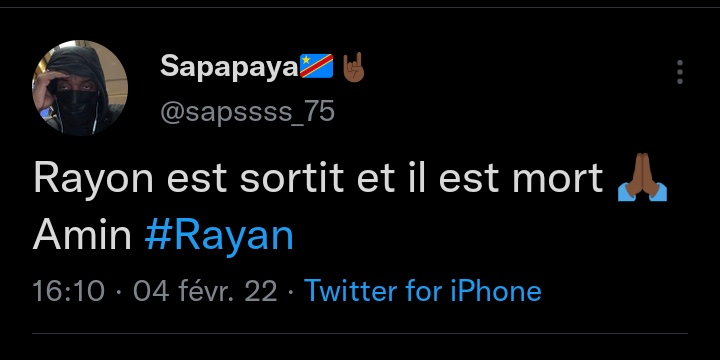 A_La_Muerte's tweet photo. Si vous pouviez signaler ce compte ce serait pas mal les amis 🤝 ou si y'a quelqu'un qui s'y connait pour retrouver qui se cache derrière ce serait encore mieux 
Le compte : @sapssss_75
#Rayan https://t.co/uP9KH7wrOq