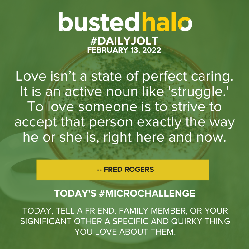 BustedHalo's tweet photo. Today's #DailyJolt comes from #FredRogers: https://t.co/Q4fDtK2jhj