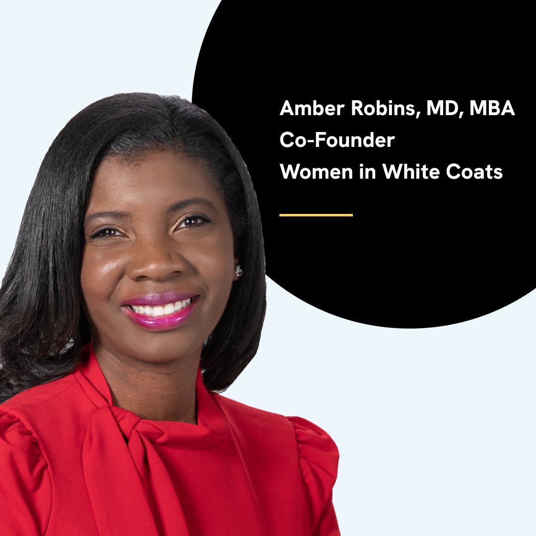 doximity's tweet photo. We spoke with @dramberrobins, from @rocregional and Co-Founder of @womenwhitecoats, where she shared her journey through medicine and the importance of supporting Black individuals pursuing medicine.

Read here: https://t.co/ljbjvjZGYb https://t.co/hhwtmD53rG