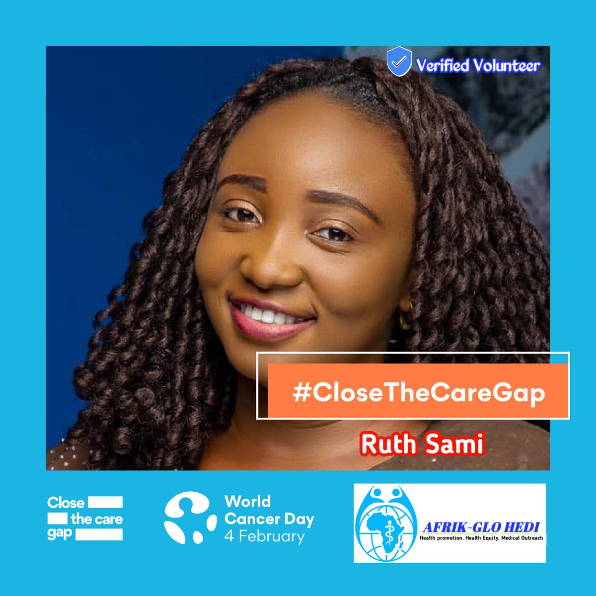 Many thanks to all our Volunteers who stand with us, Afrik-Glo Health Equity and Development Initiative and UICC - Union for International Cancer Control to advocate #HealthEquity for #CancerCare. 
Together, we can #ClosetheCancerGap... instagram.com/p/CZjzNevtbX3/…