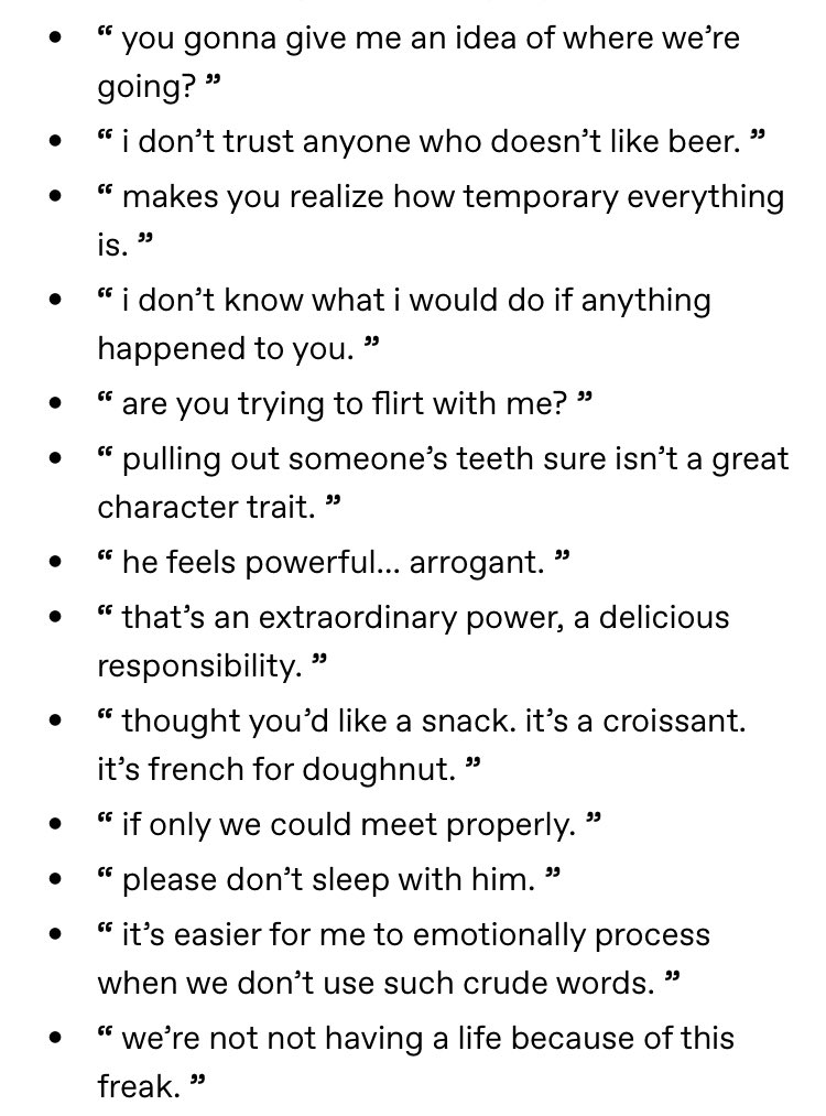 ♡ for a short starter from Reggie.