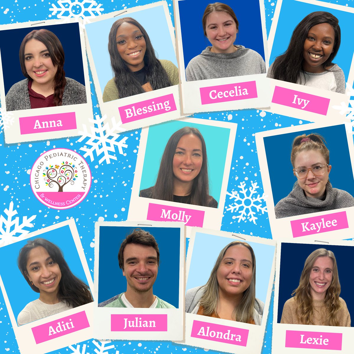 Please give a warm welcome to the newest members of the CPTWC team! 
#newemployee #growing #Chicago #Pediatrics #Therapy #parenting #kids #MaximumPotential