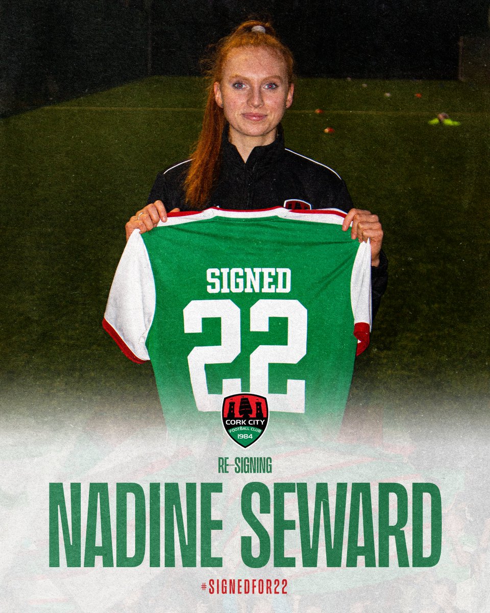 CorkCityFCWomen's tweet photo. Two more players confirmed ahead of the new season! โ๐ผ
Shaunagh McCarthy & Nadine Seward have #SignedFor22! โ๐ผ
#CCFC84 https://t.co/GAZjkciZXa
