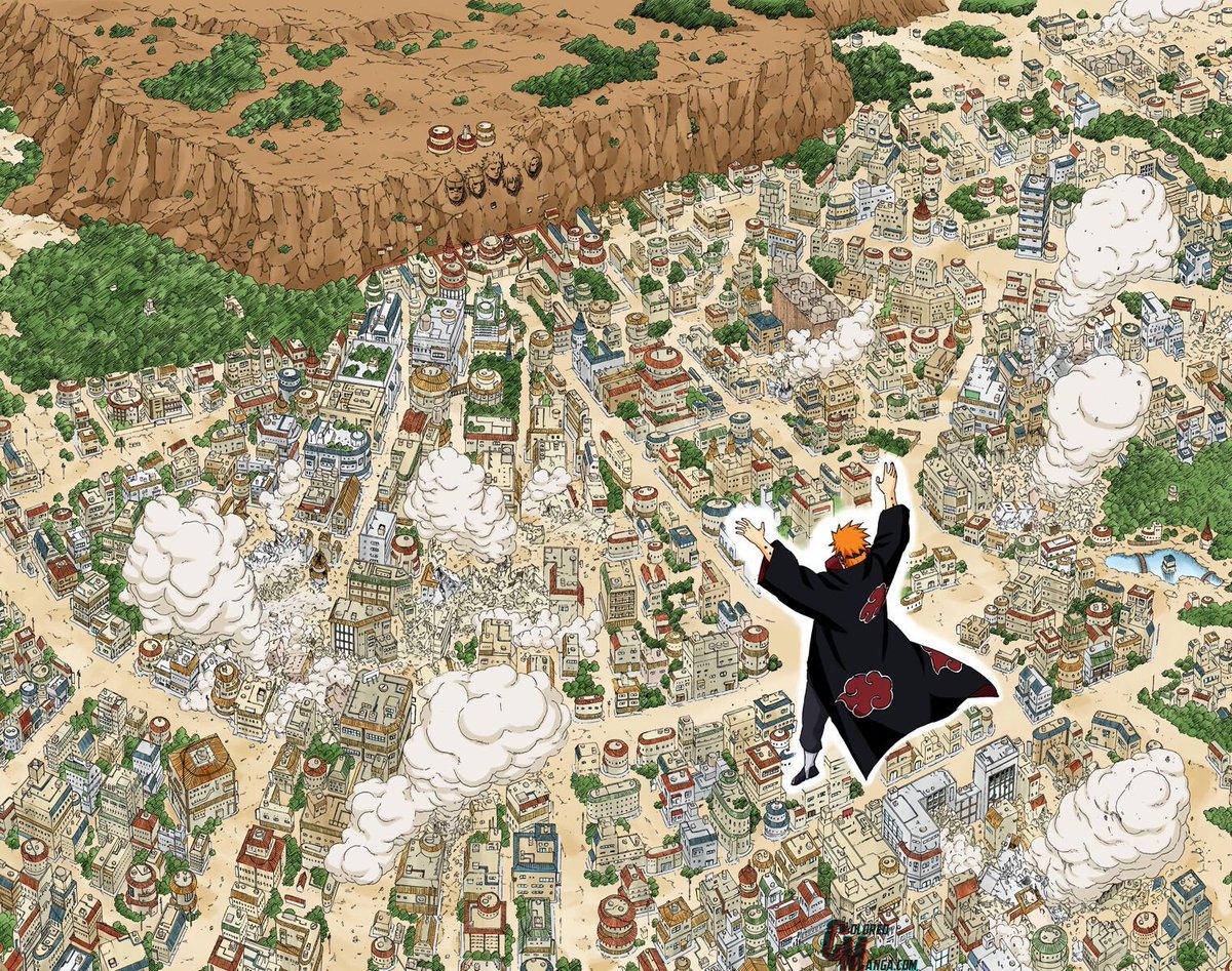 разрушенная деревня коноха. шинра тенсей наруто. коноха уничтожена. коноха уничтожена. коноха уничтожена.