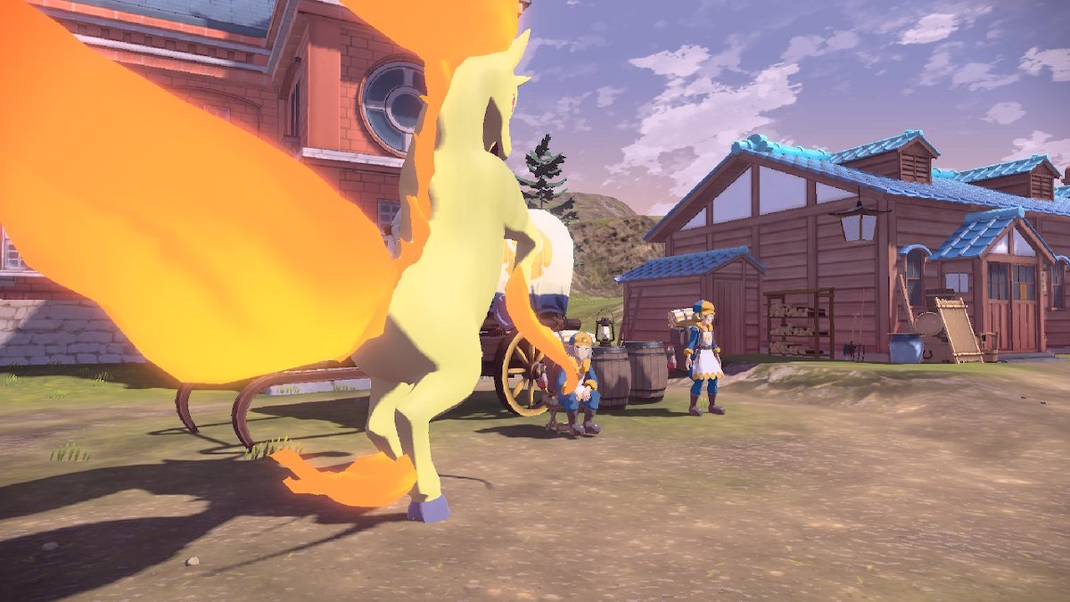 WarrenCanadian's tweet image. wagon for scale #PokemonLegendsArceus #NintendoSwitch