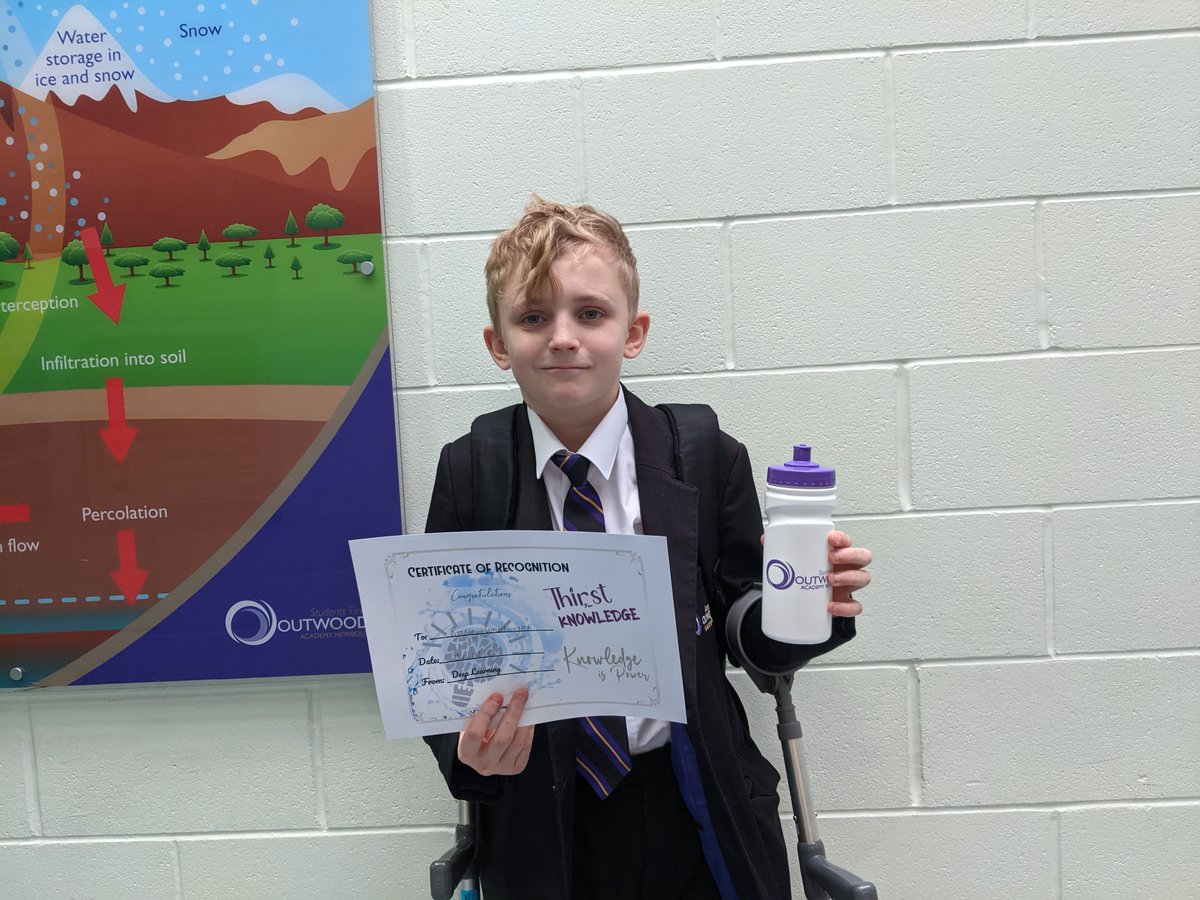 OutwoodNewbold's tweet image. It's been a wonderful week for our Thirst for Knowledge initiative! Congratulations to Connor, Charlie and Brad (pictured) as well as Jasmine and Rebecca who were all SLT instant winners this week! And to Eva who was our staff nominated winner! #thirstforknowledge #NewboldProud