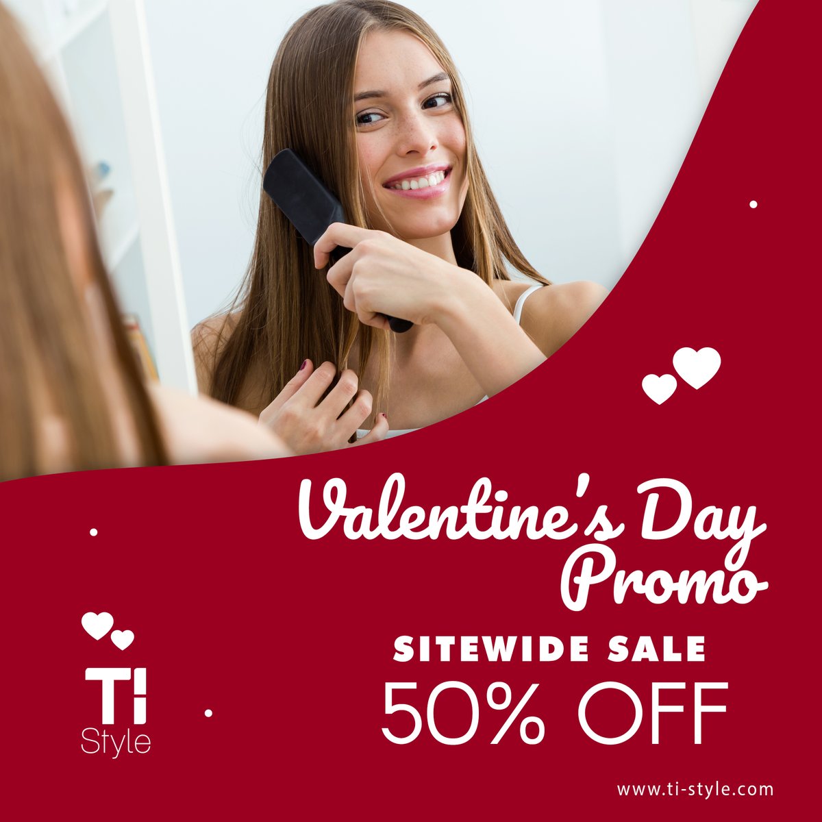 TiStyleHair's tweet image. 50% Off Sitewide #ValentineDay Sale
Shop Now: ti-style.com

#Gifts #giftsforher #beauty #facialbrush #facial #FacialCleansingBrush #ElectricMassager #cordlessflatiron #flatiron #onthego #cordless #mirror #HappyValentinesDay #ValentinesDay