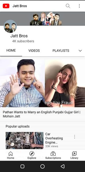 jattbrosvines's tweet photo. 🚀😎 Jatt Bros Channel got 4K subscribers after more than 3 years of hardwork and determination and this is specially because of our followers.🤩😇🌟🚀
#JattBros #JattBro #JuttBros #JuttBro #Jutt #Jatt  #Mohsin #MohsinSandhu #AfifaMohsin #YouTubeChannel #4ksubscribers #MohsinKhan https://t.co/IMyuvR9eBq
