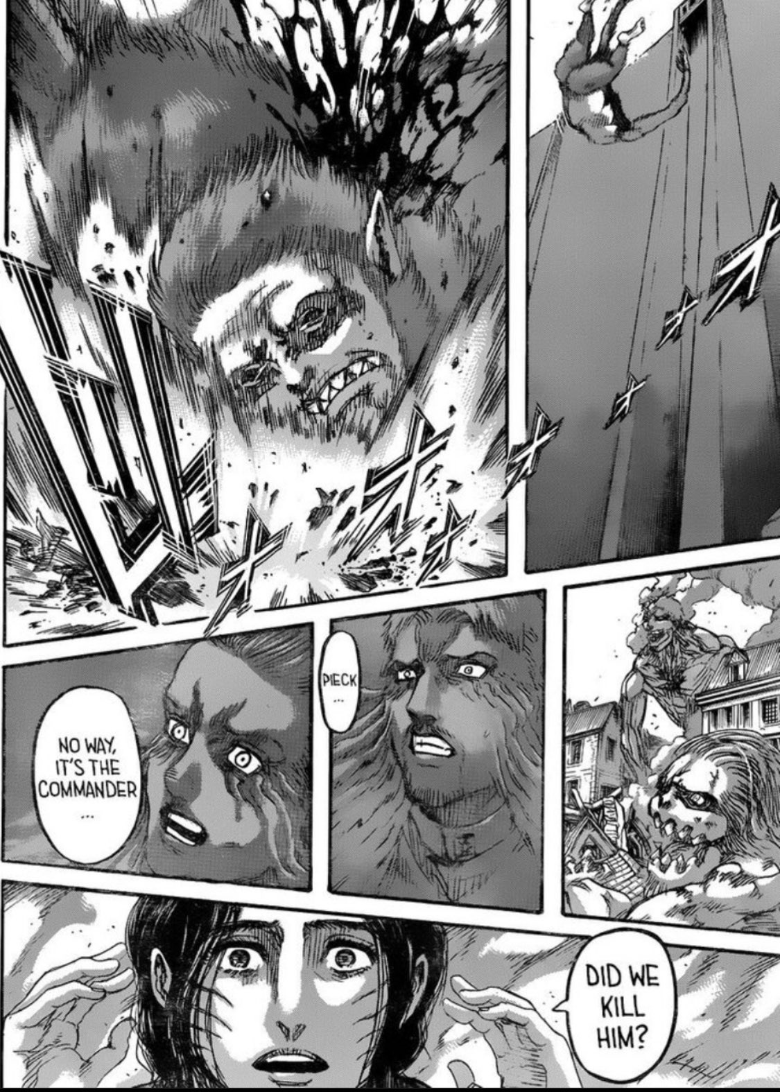 Uzivatel Bael Met Hellcheer Na Twitteru Will Be Forever Mad That This Jikupiku Moment Was Cut From The Anime Reiner Clearly Knows How Difficult It Would Be For Pieck
