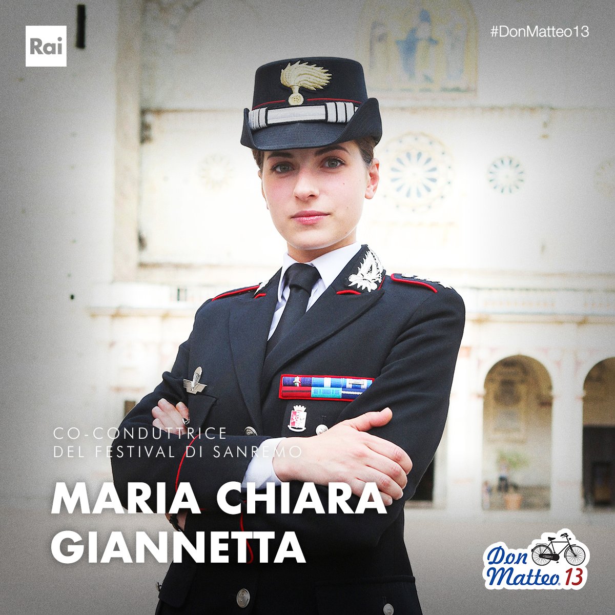DonMatteoRai's tweet photo. Bravissima, simpaticissima ed elegante come non mai! 🤩👏
State seguendo il Festival di @SanremoRai? 
La nostra splendida Maria Chiara Giannetta ci terrà compagnia per questa quarta serata insieme ad Amadeus sul palco dell'Ariston! 🙏🏻
#DonMatteo13 #Sanremo2022 #FestivalDiSanremo https://t.co/kW9cyPRuzH