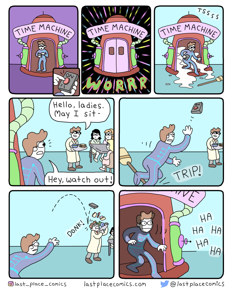 lastplacecomics's tweet photo. ⏰New comic: Hey, Watch Out!⏰ https://t.co/sEtVkbFY22