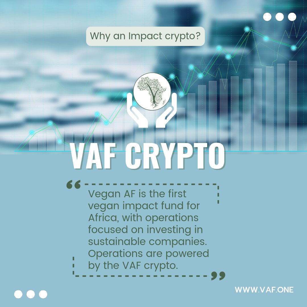 VAFdotOne's tweet photo. The @VeganAfricaFund operations are powered by the $VAF crypto 🌍
Learn more: https://t.co/QMHlAWL8W6
Invest in the eco-friendly #Fantom based coin today 📈 https://t.co/ob9vLKAlSM
#VAF $FTM $BOO #SpookySwap $ETH #Altcoin #AltcoinGems #FTMGems #Crypto $ETH https://t.co/xBCEoEMQky