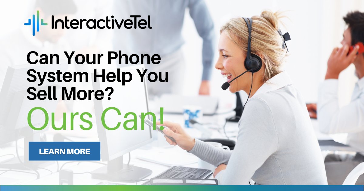 InteractiveTel's tweet image. Dialing for dollars? 

Get more bang for your buck with a phone system that actually helps you sell!

Get Smart with InteractiveTel: bit.ly/3AEHF2v

#HostedPBX #VoIP #CX #customer #CustomerExperience #phone