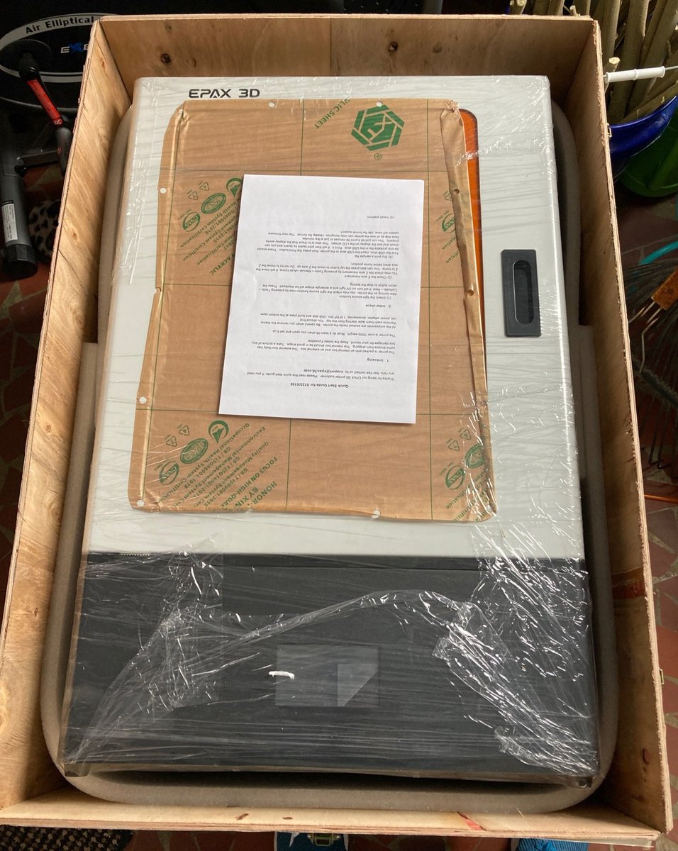 infectiousfigs's tweet photo. Our latest printer from Epax arrived today. #2printornot2print #epax #X156 #QS #wemakecollectiblestatues #infectedfiends #infecttheonesyoulove #infectiousfigs #3dprinters https://t.co/Abj6EMAPMV