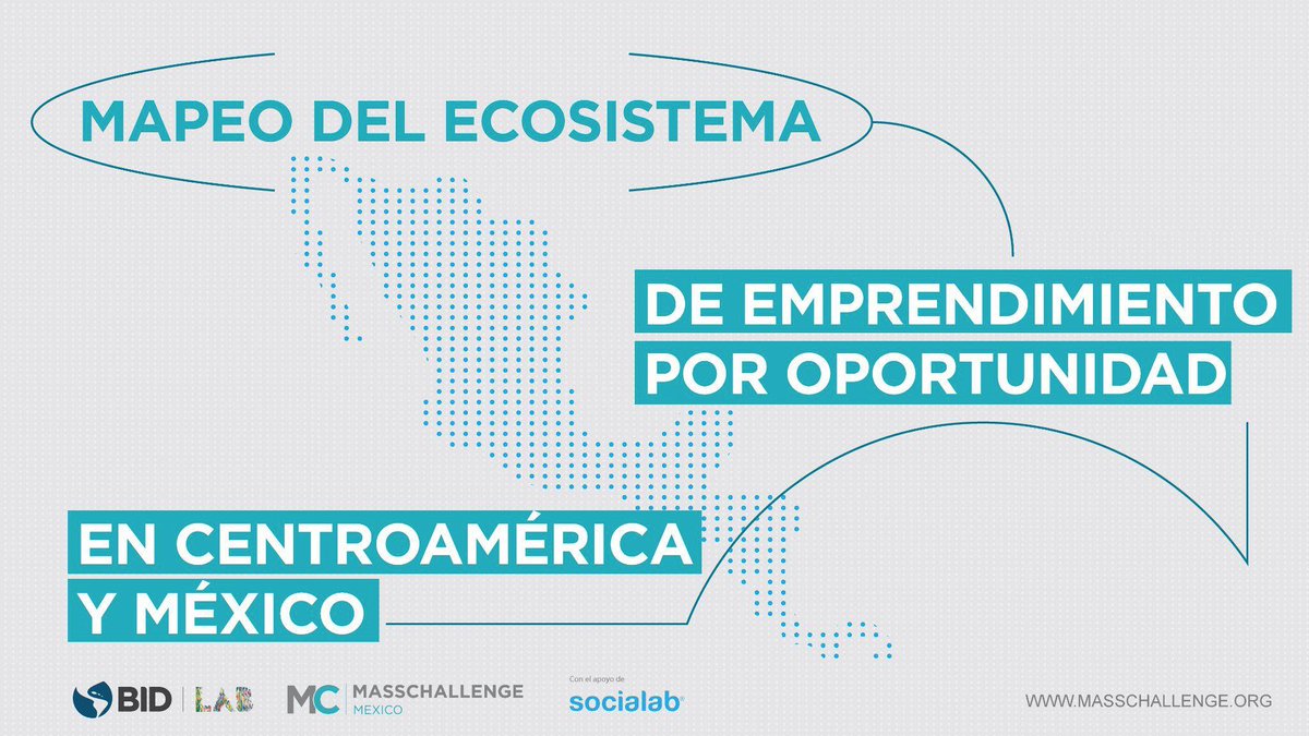 📣 @IDB_LAB, <a href="/MassChallenge/">MassChallenge</a> y <a href="/Socialab_com/">Socialab</a> buscan a los principales actores del ecosistema de emprendimiento por oportunidad en #México y #Centroamérica. 🔍 Si eres parte del ecosistema, queremos saber sobre ti. Ingresa al formulario 👉 ee.kobotoolbox.org/x/qTRbjsL9