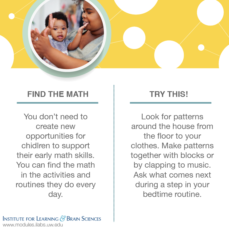 UW_ILABS's tweet image. Check out these tips to support children’s #earlymath development! #earlySTEM #ILABS
