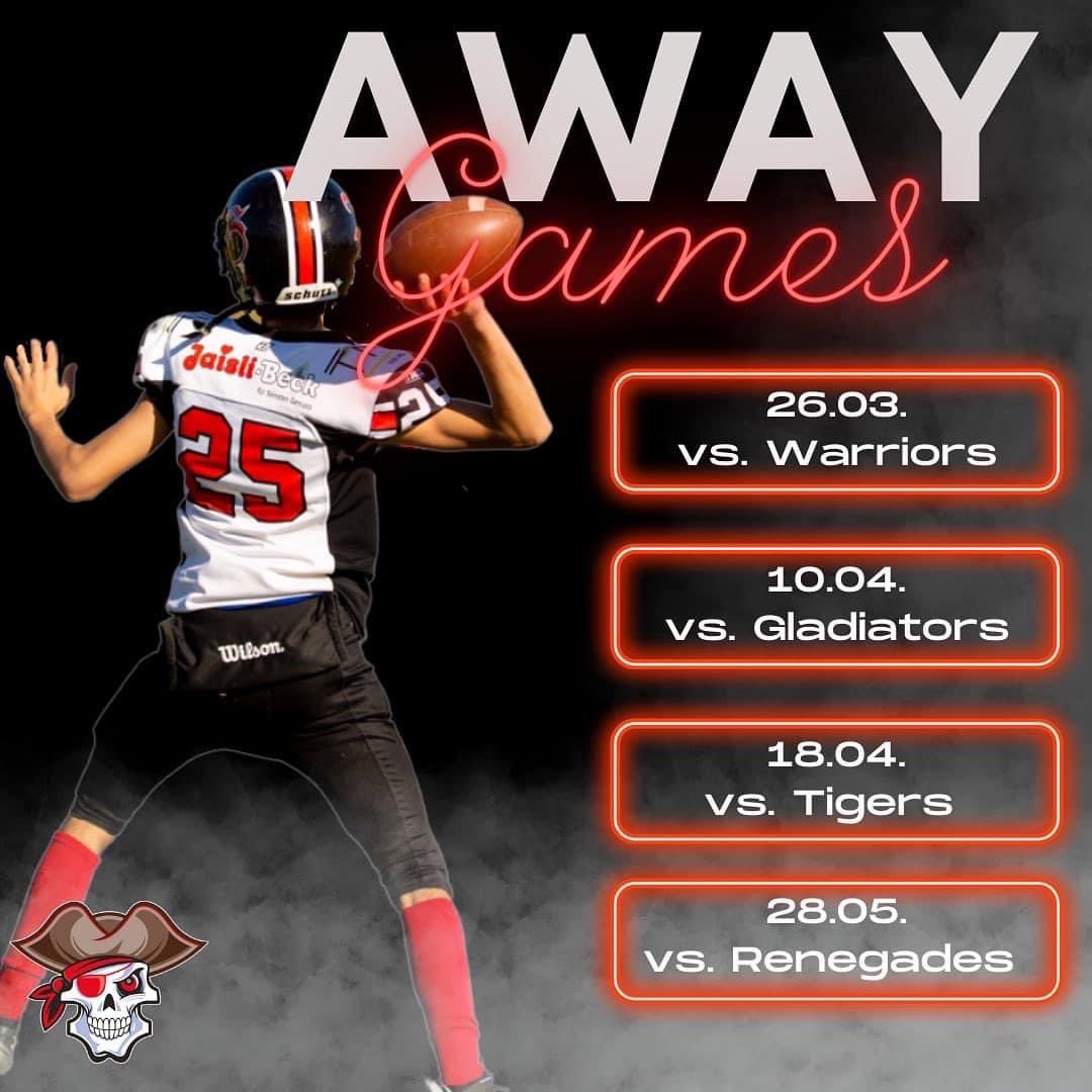 Game Schedule Juniors U19

Heute dürfen wir Euch die Spieldaten der Juniorenabteilung der Argovia Pirates bekannt gegeben 🏴‍☠️🏈☠️

Unsere Juniors U19 starten in der Saison 2022 neu in der Elite League des SAFV. 

#argoviapirates