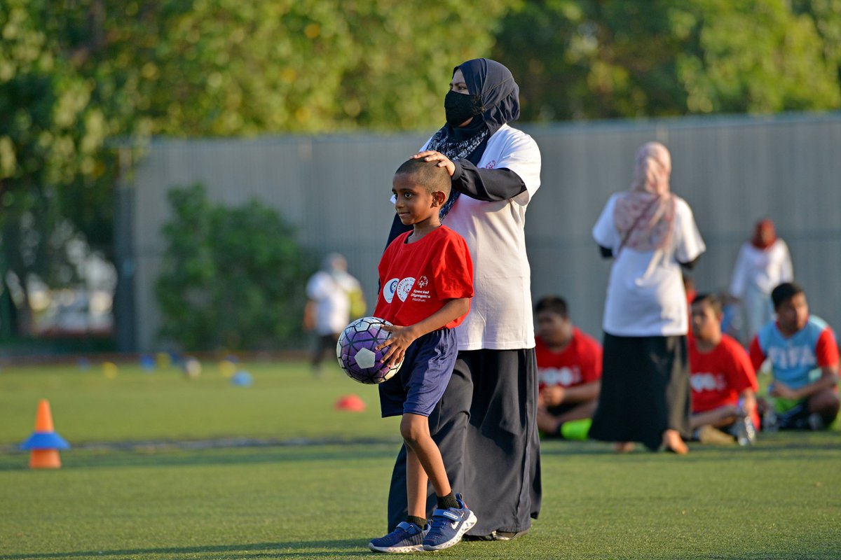 maldivesfacsr's tweet photo. We will continue to bring the joy of inclusive play to children with disabilities through the new #UnifiedFootball Program😃. Football is for All.

#PitchForInclusion #UnifiedPlay #FootballforAll #InclusionRevolution https://t.co/A4RSJQn6gs