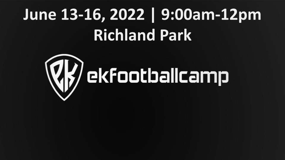 ekfootballcamp.com #27thYear #youthfootballcamp