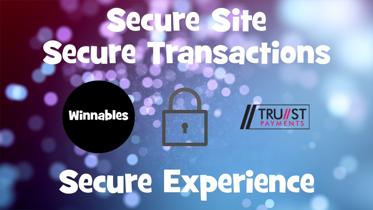 WinnablesUK's tweet photo. When you enter our competitions rest assured your transactions are safe and secure, all our payments are processed by @TRUST_Payments via our SSL certificated website 🔒✅ Check us out at https://t.co/9YcAUTU92x and don't forget to like follow us too @WinnablesUK 🥳🎉 https://t.co/RAoWAoje7f