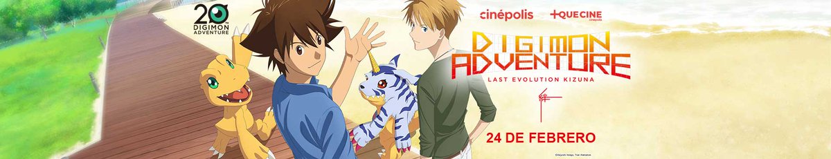 Digisoulweb's tweet photo. 🎬 La preventa para #DigimonAdventure #LASTEVOLUTION #Kizuna ya está disponible en México. 🇲🇽~
Todo parece indicar que solo habrá funciones con la película doblada al español latino. 😬
¡Checa tu ciudad! 👏🏻
https://t.co/jFboUKonnk https://t.co/jTyTYBTahe