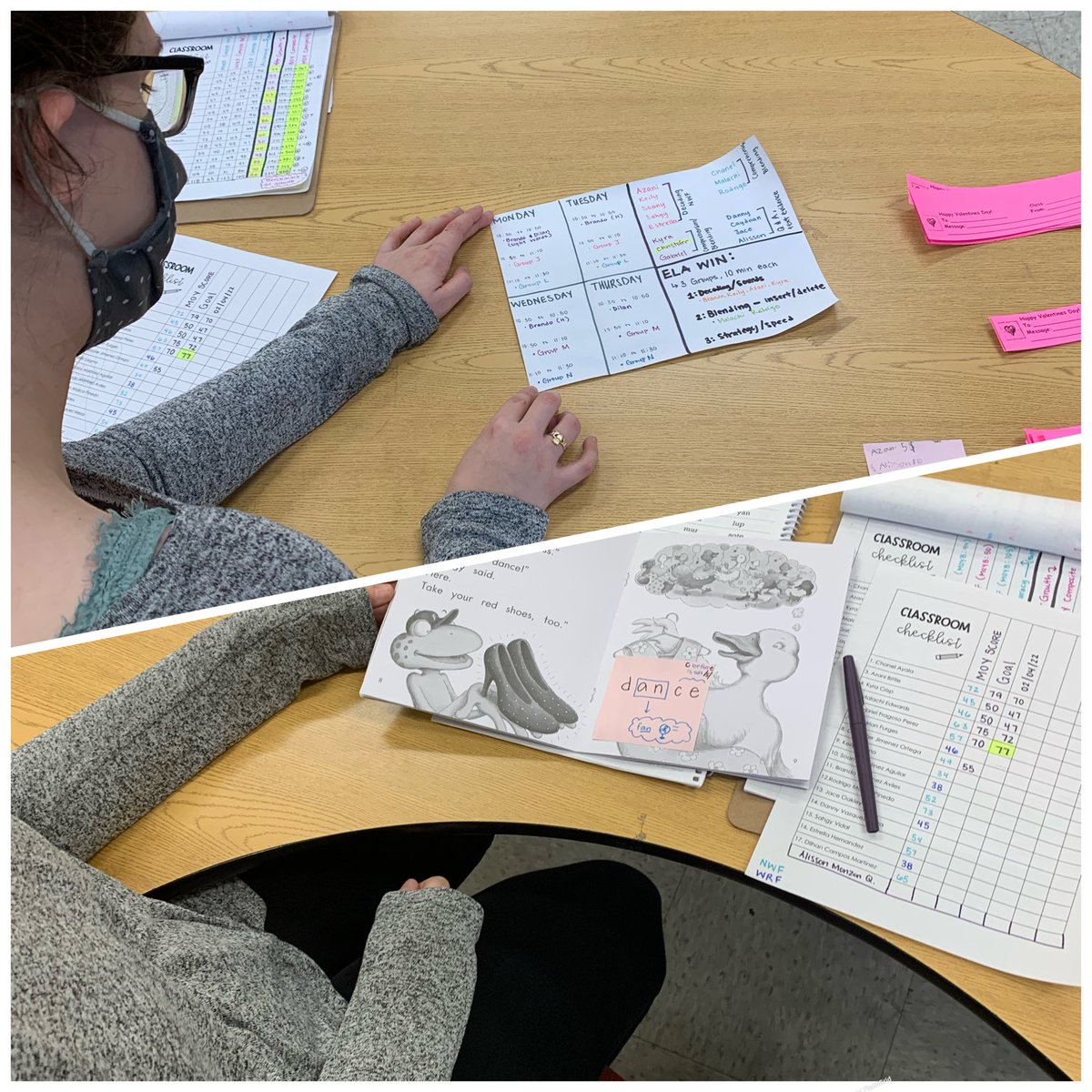 rcarrcoach's tweet photo. ⁦⁦@NewlinElem⁩ BT1, Emily Ford is using recent assessment data to create small groups. From there, Ss are shown how to transfer skills learned in Fundations as they move towards becoming more independent. #coachingmatters #knowyourimpact https://t.co/anUGBr6OqG
