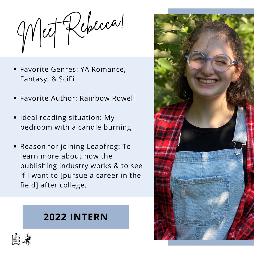 And meet our third intern, Rebecca, who is joining us from the UK! Rebecca will be helping us with editorial projects, as well as creating and updating our digital content. Welcome, Rebecca! 
@CanOfWorms 

#intern #learningonthejob #publishing #publishinginternship #heretolearn