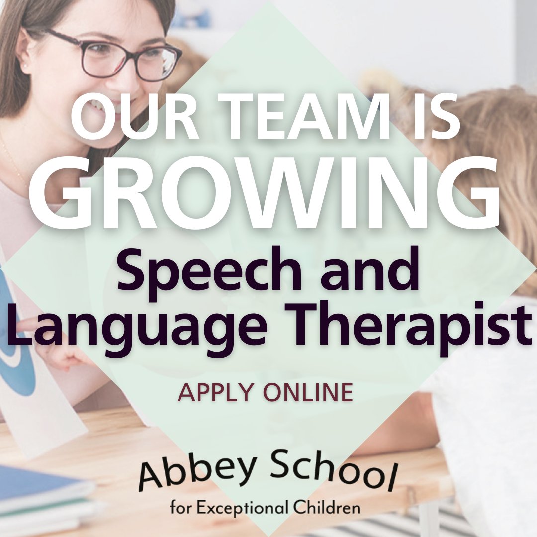 We have additional roles to add to our fast-growing team. We are in need of suitably qualified individuals with a passion for SEND, who align with our vision and values to contact us. Take a look at our newest positions by heading to our website. abbeyschool.com/recruitment/