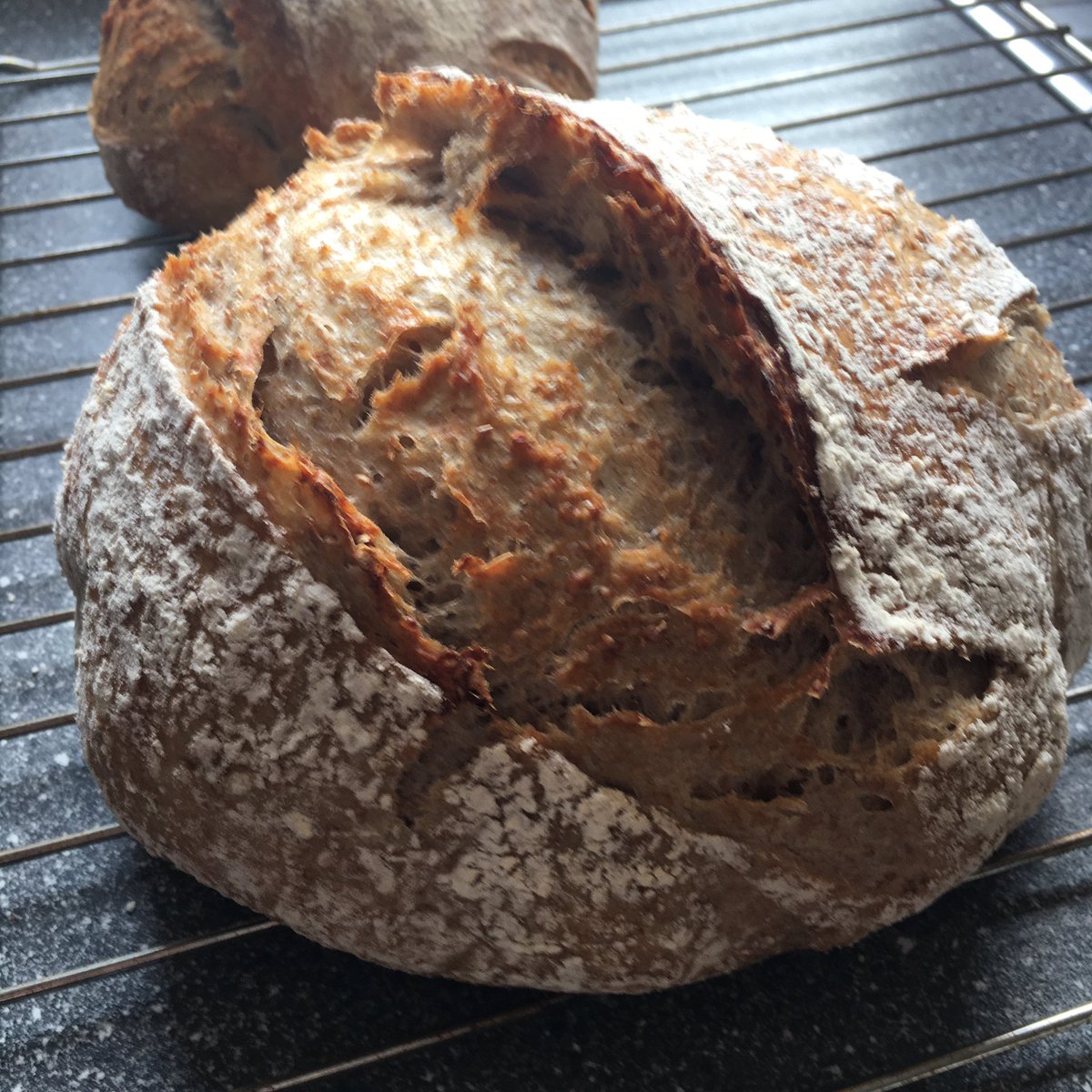 @breadawardsUK Olive tapenade sourdough with 40% wholemeal flour from @NeillsFlour #breadlove #shareyourloaves