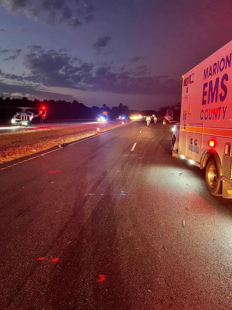 City of Marion Fire units, along with Marion County EMS, Marion County Sheriff’s Office, South Carolina Highway Patrol and McLeod Air Reach responded to a multi-vehicle accident at Highway 501 By-pass and Bluff Road.