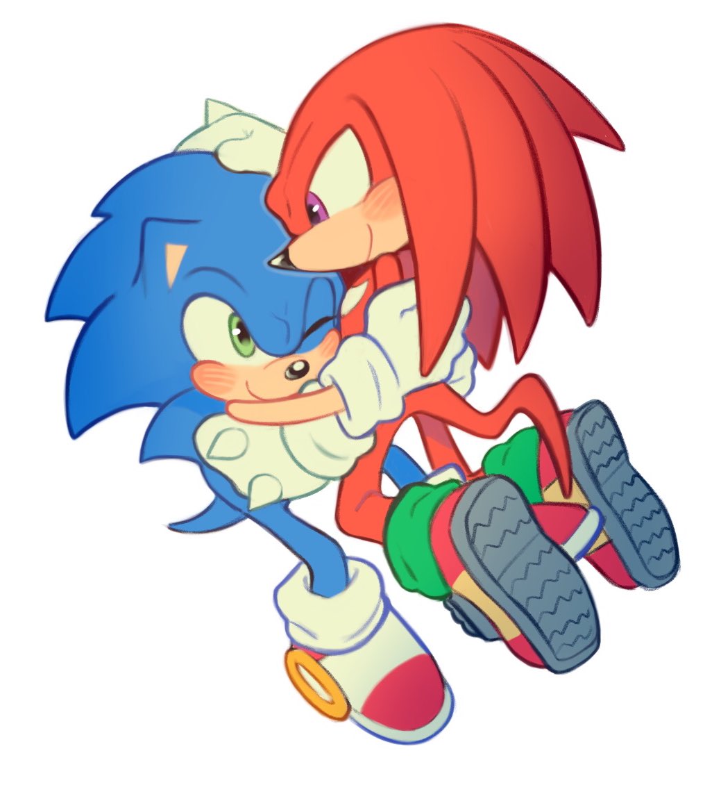 ソニック 「#sonknux #knuxonic 」|Mossanのイラスト