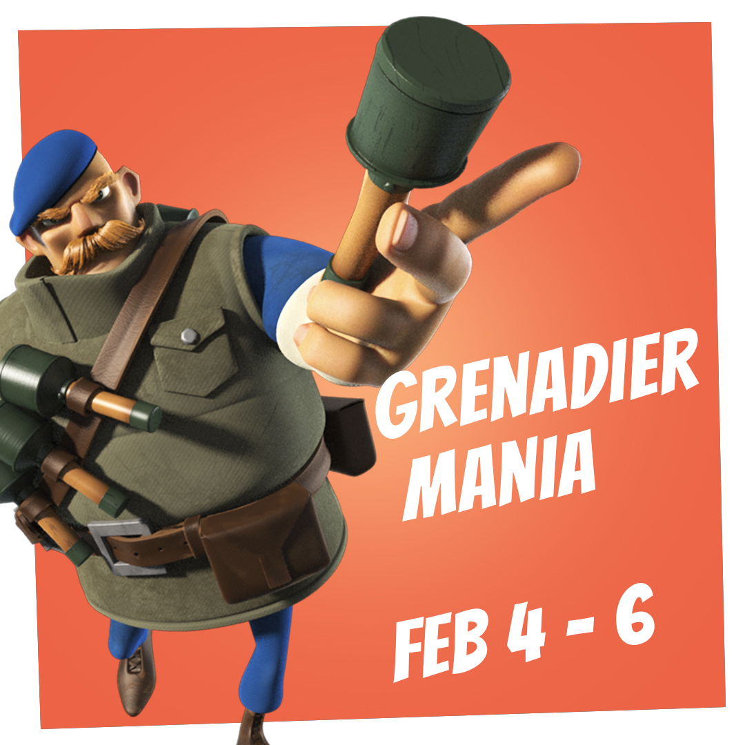 Grenadier Mania is here for you! 
Throws those grenades away, Commander!