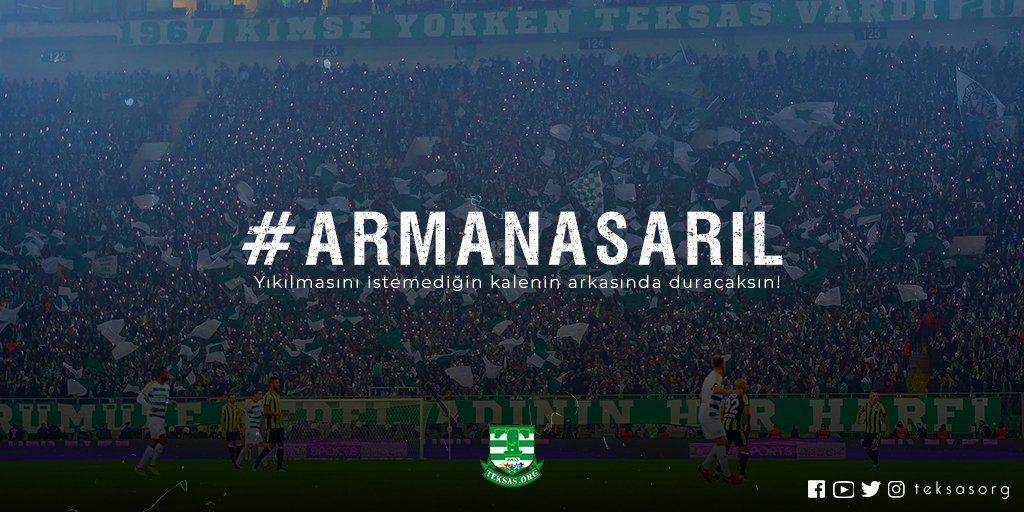 Bugün değilse ne zaman Bursa uyuma! 
#ArmanaSarıl